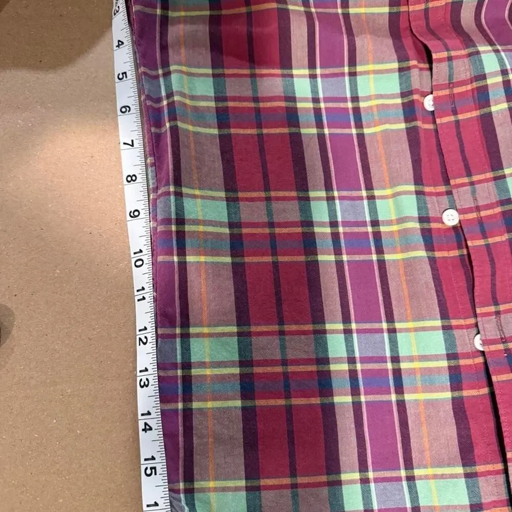 Jcrew Men's Madras Shirt